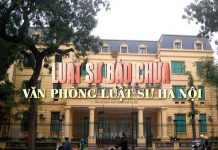 Văn phòng luật sư bào chữa ở hà nội