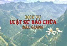 Luật sư bào chữa giỏi tại Bắc Giang