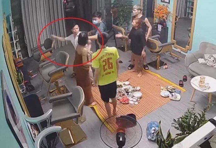 pho cong an phuong song bang danh nguoi