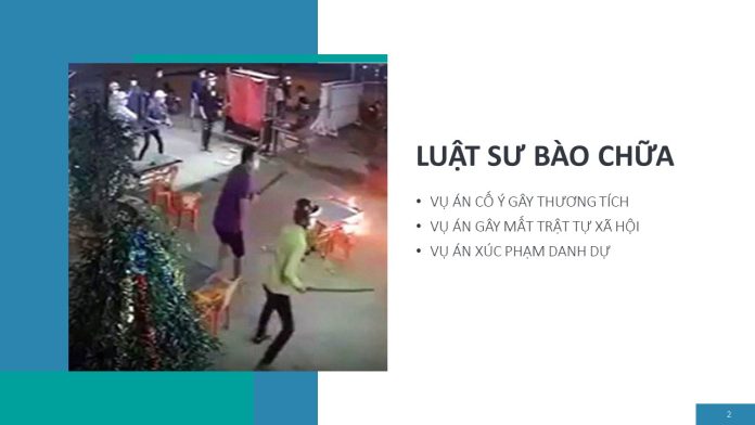 luat su bao chua vu an co y gay thuong tich