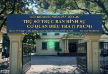 Địa chỉ Cơ quan điều tra Viện kiểm sát nhân dân tối cao tại TP.HCM ở đâu?