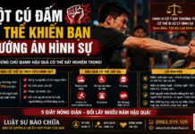 Một cú đấm có thể khiến bạn vướng án hình sự như thế nào?